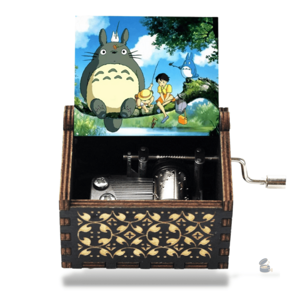 Boîte à musique Totoro, manivelle animée et mélodieuse