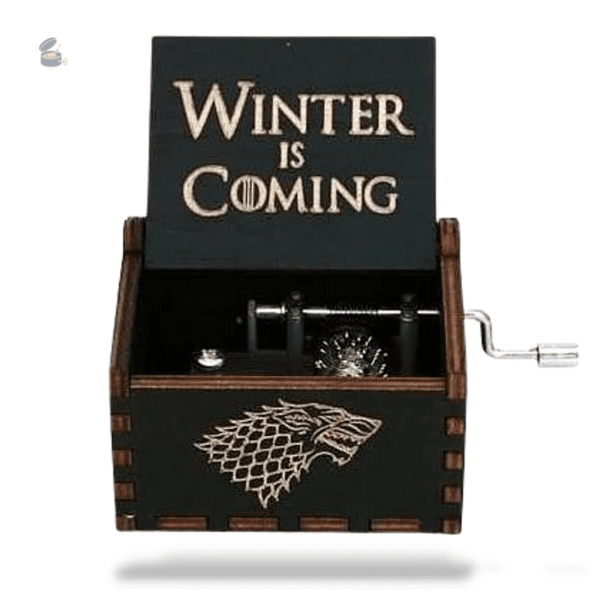Boîte à musique manivelle Winter is Coming