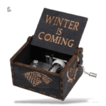 Musique nostalgique d'hiver, boîte à musique manivelle
