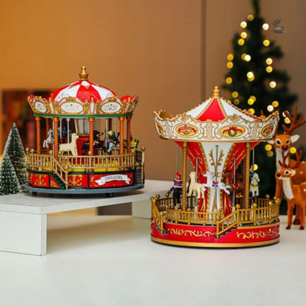 Décoration de Noël avec musique douce et apaisante