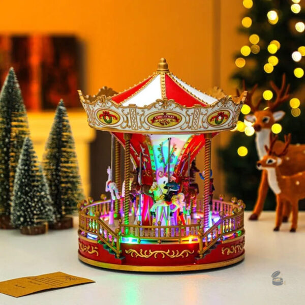 Carrousel de Noël pour une ambiance festive et joyeuse