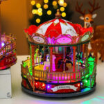 Carrousel animé qui émerveille petits et grands durant Noël